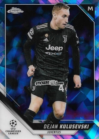 Cromo Dejan Kulusevski - Champions League Chrome 2021-2022. Sapphire Edition n. 109 - Topps