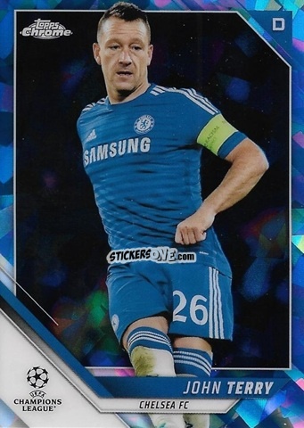 Figurina John Terry - Champions League Chrome 2021-2022. Sapphire Edition n. L-5 - Topps