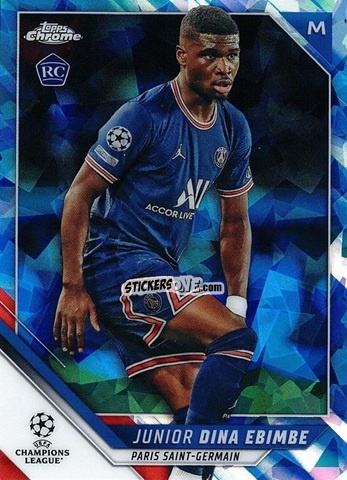 Cromo Junior Dina Ebimbe - Champions League Chrome 2021-2022. Sapphire Edition n. 176 - Topps