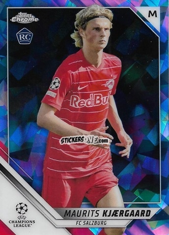 Cromo Maurits Kjaergaard - Champions League Chrome 2021-2022. Sapphire Edition n. 54 - Topps