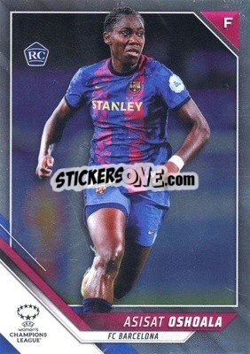 Figurina Asisat Oshoala - UEFA Women’s Champions League Chrome 2021-2022 n. 43 - Topps