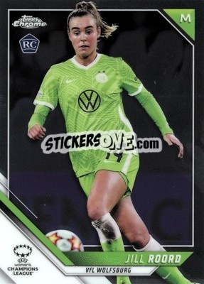 Figurina Jill Roord - UEFA Women’s Champions League Chrome 2021-2022 n. 16 - Topps
