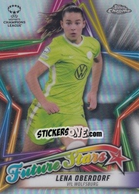 Cromo Lena Oberdorf - UEFA Women’s Champions League Chrome 2021-2022 n. FS-1 - Topps