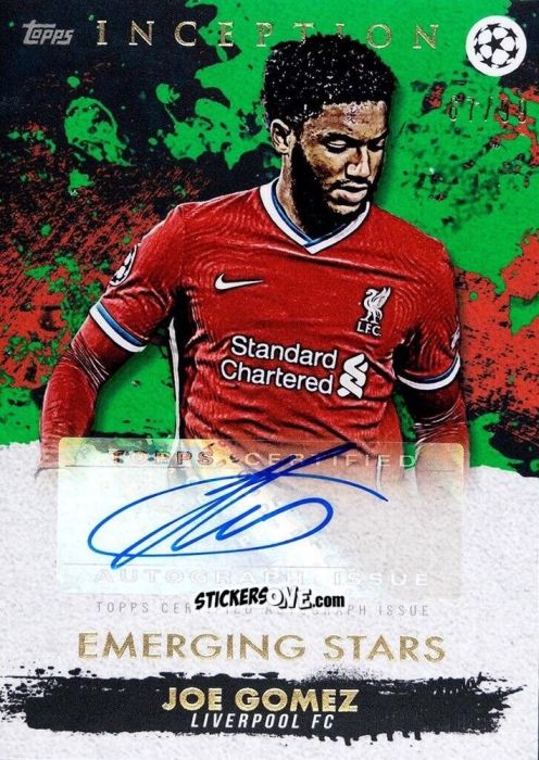 Cromo Joe Gomez - Uefa Champions League Inception 2020-2021 n. A12 - Topps
