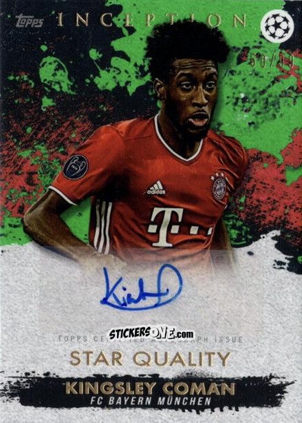 Sticker Kingsley Coman - Uefa Champions League Inception 2020-2021 n. A17 - Topps