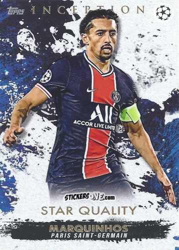 Figurina Marquinhos - Uefa Champions League Inception 2020-2021 n. 55 - Topps