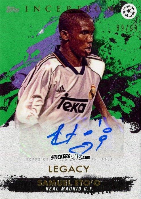 Sticker Samuel Eto'o - Uefa Champions League Inception 2020-2021 n. A30 - Topps