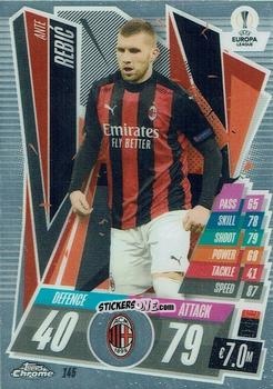 Figurina Ante Rebic - UEFA Champions League Chrome 2020-2021. Match Attax n. 145 - Topps