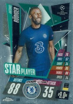 Cromo Antonio Rudiger - UEFA Champions League Chrome 2020-2021. Match Attax n. 165 - Topps