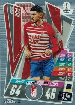 Sticker Carlos Neva - UEFA Champions League Chrome 2020-2021. Match Attax n. 77 - Topps