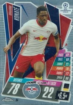 Sticker Ibrahima Konate - UEFA Champions League Chrome 2020-2021. Match Attax n. 94 - Topps