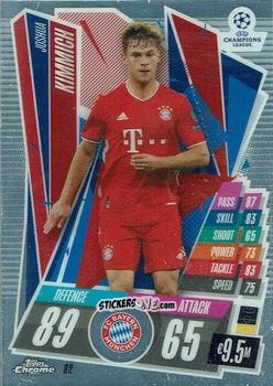 Cromo Joshua Kimmich - UEFA Champions League Chrome 2020-2021. Match Attax n. 82 - Topps