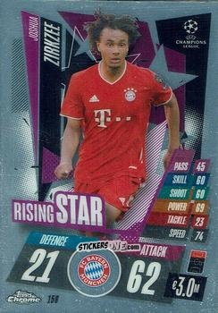 Cromo Joshua Zirkzee - UEFA Champions League Chrome 2020-2021. Match Attax n. 158 - Topps