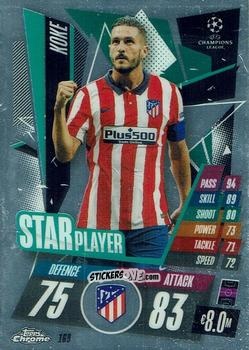 Cromo Koke - UEFA Champions League Chrome 2020-2021. Match Attax n. 169 - Topps
