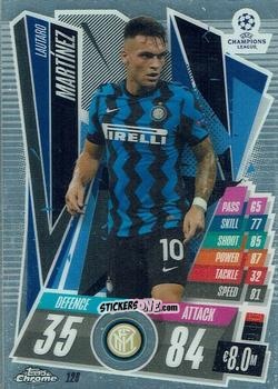 Figurina Lautaro Martinez - UEFA Champions League Chrome 2020-2021. Match Attax n. 128 - Topps
