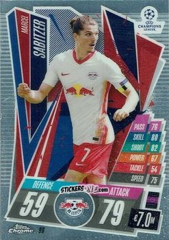 Sticker Marcel Sabitzer - UEFA Champions League Chrome 2020-2021. Match Attax n. 96 - Topps