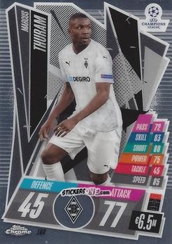 Figurina Marcus Thuram - UEFA Champions League Chrome 2020-2021. Match Attax n. 100 - Topps