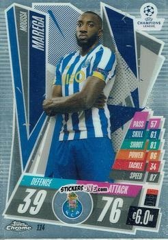Cromo Moussa Marega - UEFA Champions League Chrome 2020-2021. Match Attax n. 114 - Topps