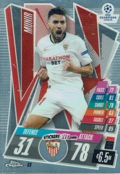 Figurina Munir - UEFA Champions League Chrome 2020-2021. Match Attax n. 68 - Topps