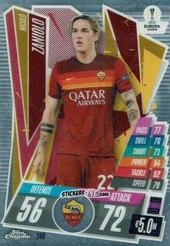 Sticker Nicolo Zaniolo - UEFA Champions League Chrome 2020-2021. Match Attax n. 140 - Topps