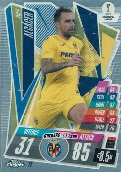 Figurina Paco Alcacer - UEFA Champions League Chrome 2020-2021. Match Attax n. 72 - Topps