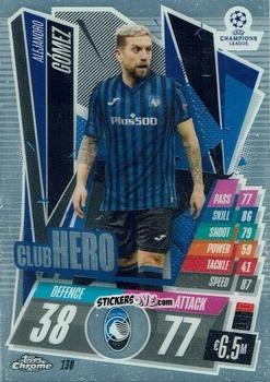 Figurina Papu Gomez - UEFA Champions League Chrome 2020-2021. Match Attax n. 130 - Topps