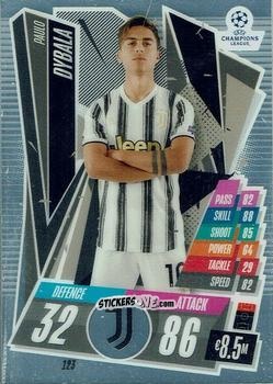 Cromo Paulo Dybala - UEFA Champions League Chrome 2020-2021. Match Attax n. 123 - Topps