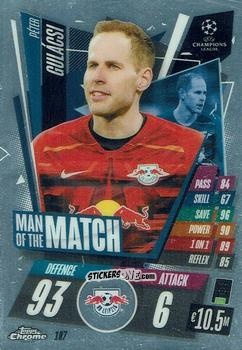Sticker Peter Gulacsi - UEFA Champions League Chrome 2020-2021. Match Attax n. 187 - Topps