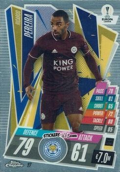 Cromo Ricardo Pereira - UEFA Champions League Chrome 2020-2021. Match Attax n. 27 - Topps