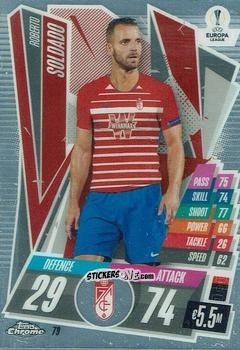 Cromo Roberto Soldado - UEFA Champions League Chrome 2020-2021. Match Attax n. 79 - Topps