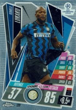 Cromo Romelu Lukaku - UEFA Champions League Chrome 2020-2021. Match Attax n. 129 - Topps