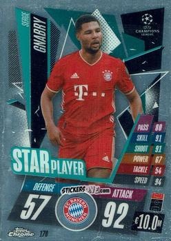 Figurina Serge Gnabry - UEFA Champions League Chrome 2020-2021. Match Attax n. 170 - Topps