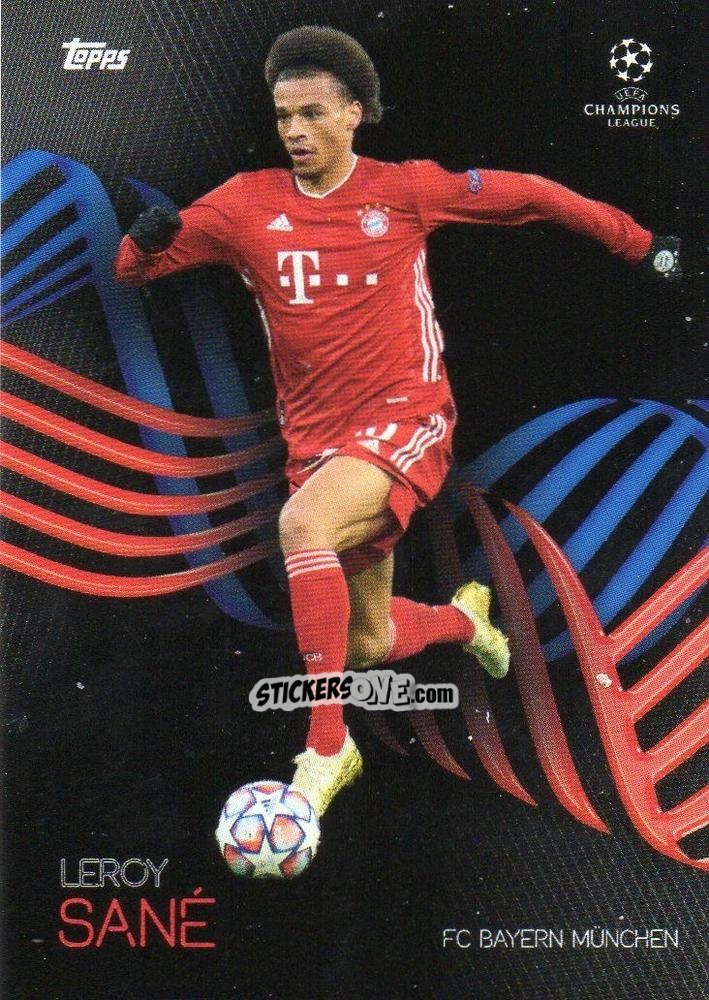 Figurina Leroy Sane - UEFA Champions League Knockout 2020-2021 n. 40 - Topps