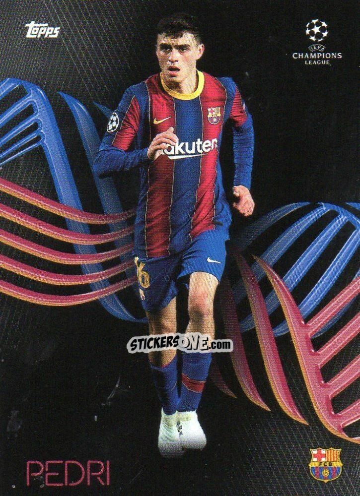 Sticker Pedri - UEFA Champions League Knockout 2020-2021 n. 32 - Topps