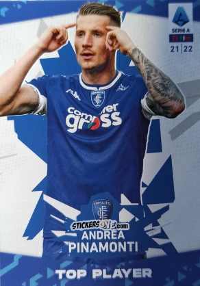 Sticker Andrea Pinamonti - Serie A TIM 2021-2022. Official Celebration Set n. CS13 - Panini