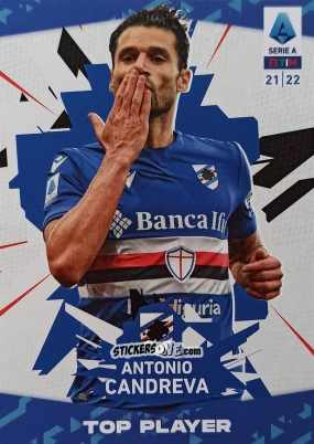 Figurina Antonio Candreva - Serie A TIM 2021-2022. Official Celebration Set n. CS24 - Panini