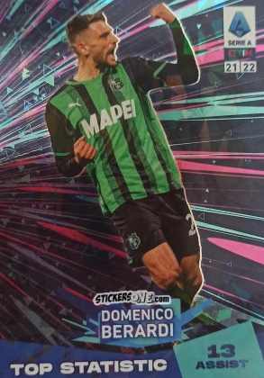 Figurina Domenico Berardi - Serie A TIM 2021-2022. Official Celebration Set n. CS64 - Panini
