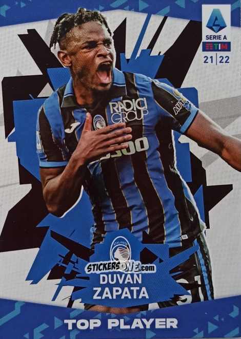 Cromo Duvan Zapata - Serie A TIM 2021-2022. Official Celebration Set n. CS10 - Panini