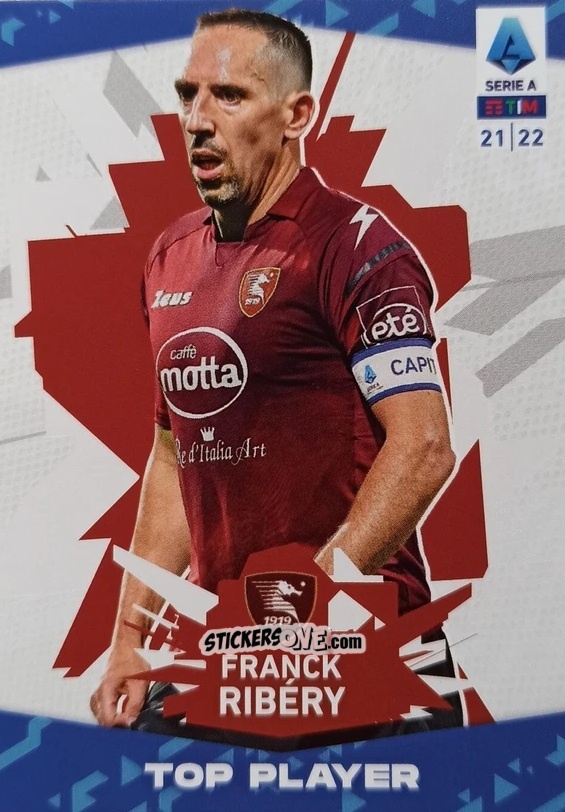 Cromo Franck Ribery - Serie A TIM 2021-2022. Official Celebration Set n. CS23 - Panini