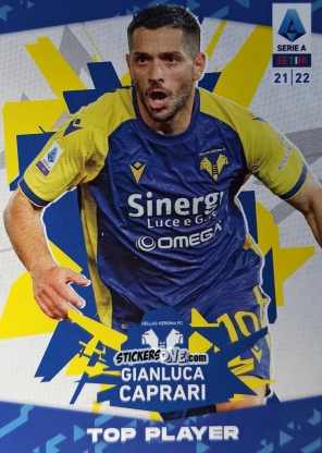Sticker Gianluca Caprari - Serie A TIM 2021-2022. Official Celebration Set n. CS16 - Panini