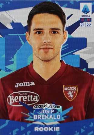 Sticker Josip Brekalo - Serie A TIM 2021-2022. Official Celebration Set n. CS38 - Panini