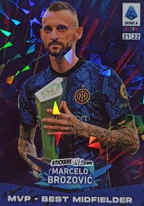 Sticker Marcelo Brozovic - Serie A TIM 2021-2022. Official Celebration Set n. CS51 - Panini