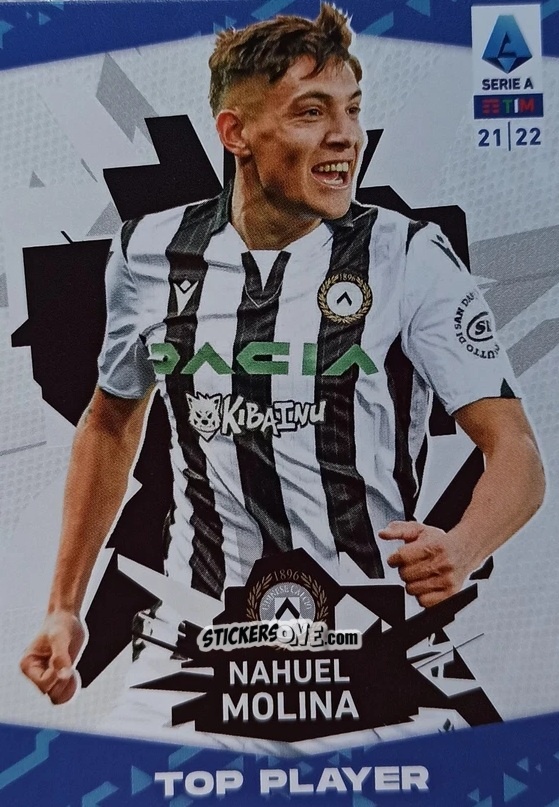 Figurina Nahuel Molina - Serie A TIM 2021-2022. Official Celebration Set n. CS28 - Panini