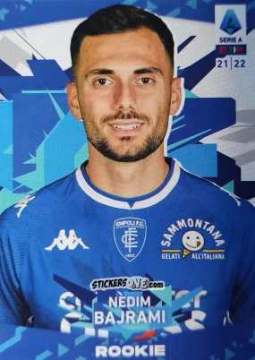 Sticker Nedim Bajrami - Serie A TIM 2021-2022. Official Celebration Set n. CS32 - Panini