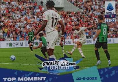 Figurina Olivier Giroud - Serie A TIM 2021-2022. Official Celebration Set n. CS61 - Panini