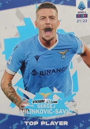 Figurina Sergej Milinkovic-Savic - Serie A TIM 2021-2022. Official Celebration Set n. CS19 - Panini