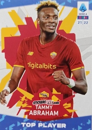 Figurina Tammy Abraham - Serie A TIM 2021-2022. Official Celebration Set n. CS22 - Panini