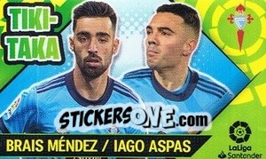 Figurina Brais Mendez/Iago Aspas - Liga Spagnola 2022-2023 n. T7 - Panini
