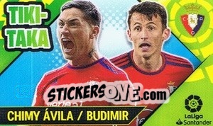 Figurina Chimy Avila/Budimir - Liga Spagnola 2022-2023 n. T14 - Panini