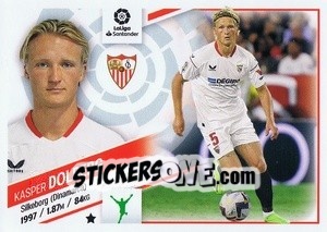Figurina №55 Dolberg (Sevilla FC) - Liga Spagnola 2022-2023 n. 735 - Panini